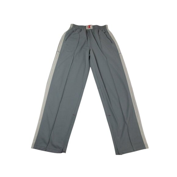 Champion Pants - Champion Sweatpants Women's Small Gray Stretch Authentic Elastic Waist Ankle Zip